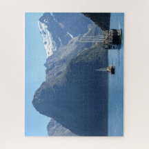 New Zealand Jigsaw Puzzle - Cruising Milford Sound