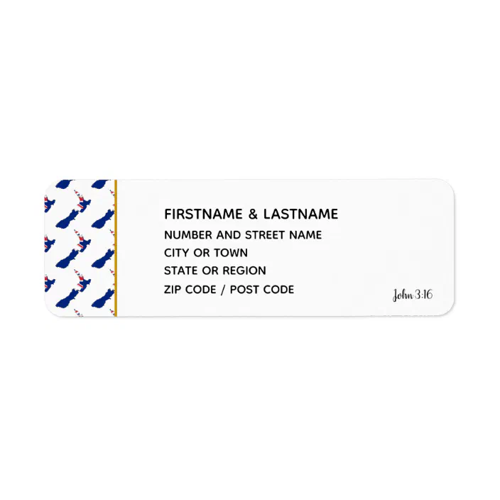 Georgia state address label Round address labels State Map ...