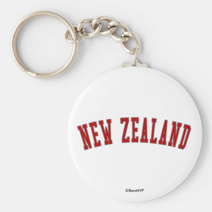 New Zealand Keychain