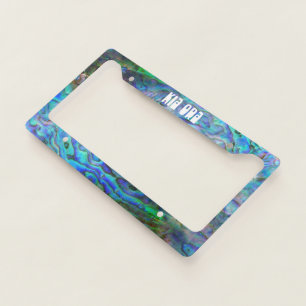 NEW ZEALAND KIA ORA PAUA LICENCE PLATE FRAME