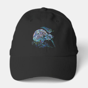NEW ZEALAND KIWI AND FERN PAUA TRUCKER HAT