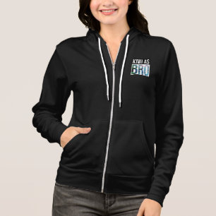 NEW ZEALAND KIWI AS BRO HOODIE