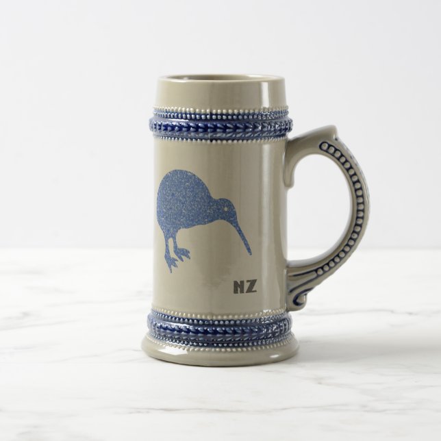 New Zealand Kiwi Beer Stein Mug (Right)