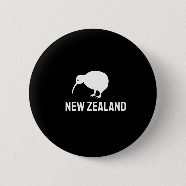 New Zealand Kiwi Button (Front)