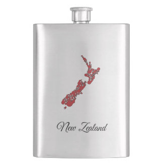 New Zealand Kiwi Classic Flask