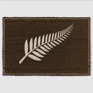 NEW ZEALAND KIWI FERN DOORMAT FIBER DOORMAT