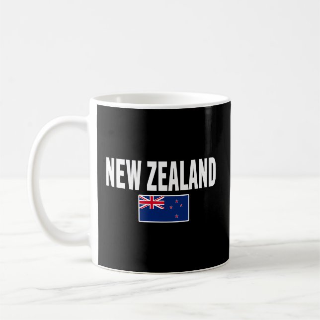 New Zealand Kiwi Flag Coffee Mug (Left)