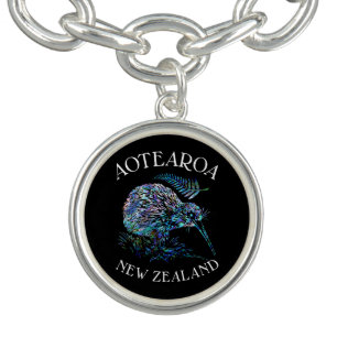 NEW ZEALAND KIWI PAUA BRACELET