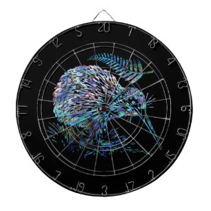 NEW ZEALAND KIWI PAUA DARTBOARD