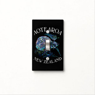 NEW ZEALAND KIWI PAUA LIGHT SWITCH COVER