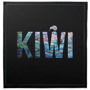 NEW ZEALAND KIWI PAUA NAPKIN