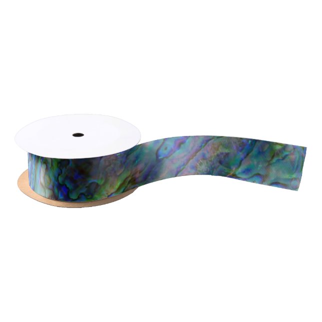 NEW ZEALAND KIWI PAUA SATIN RIBBON (Spool)