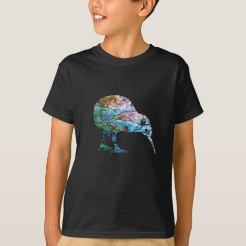 NEW ZEALAND KIWI PAUA T_Shirt