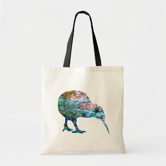 NEW ZEALAND KIWI PAUA TOTE BAG (Front)
