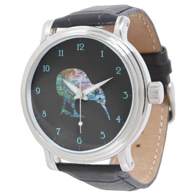 NEW ZEALAND KIWI PAUA WATCH (Angled)