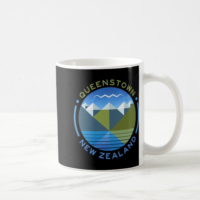 New Zealand Kiwi Queenstown  Coffee Mug (Right)