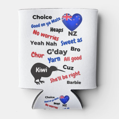 New Zealand Kiwi Sayings Slang Words Can Cooler