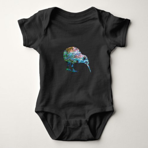 NEW ZEALAND KIWI SIMPLE PAUA BABY BODYSUIT