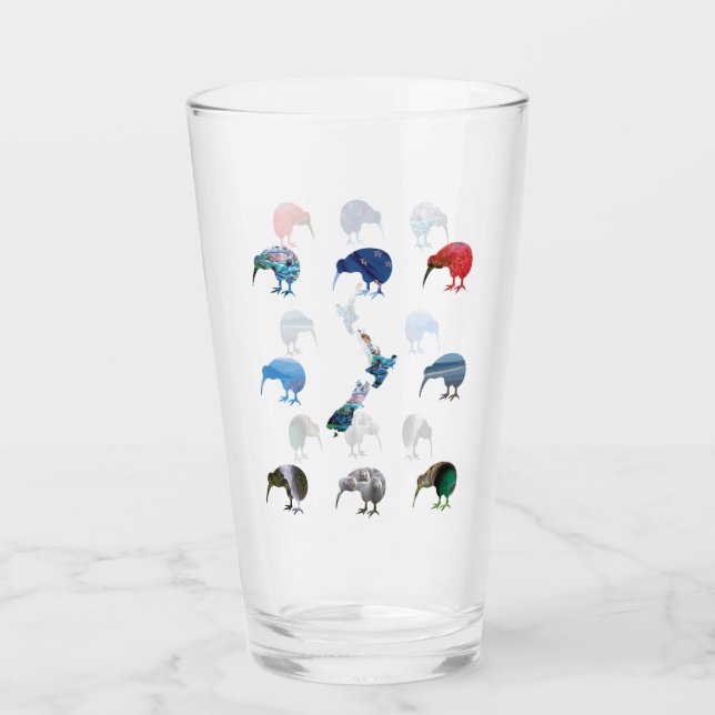 NEW ZEALAND KIWIS GLASS (Front)