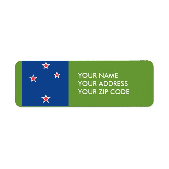 New Zealand Label (Front)