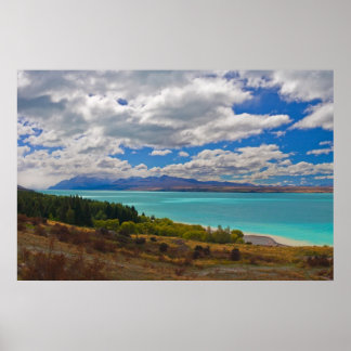 New Zealand: Lake Pukaki Poster