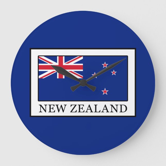 New Zealand Large Clock (Front)