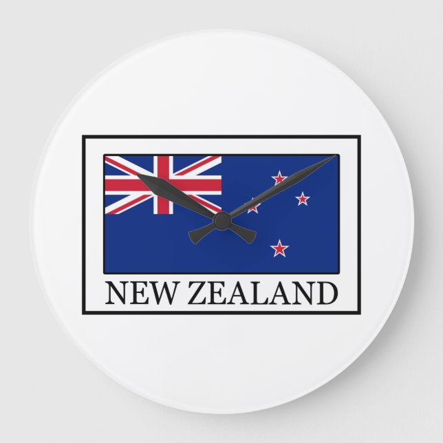New Zealand Large Clock (Front)