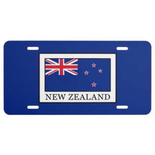 New Zealand License Plate
