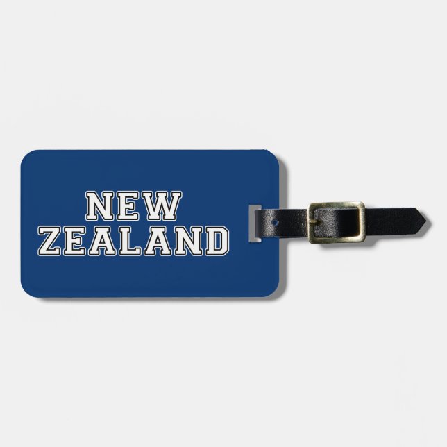 New Zealand Luggage Tag (Front Horizontal)
