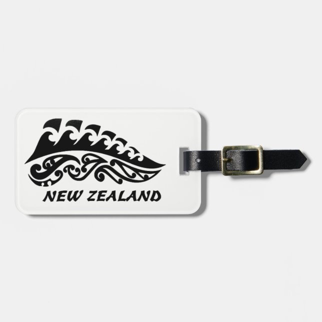 new zealand luggage tags (Front Horizontal)