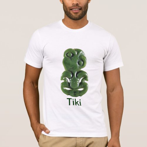 New Zealand Maori Hei Tiki Design T_Shirt