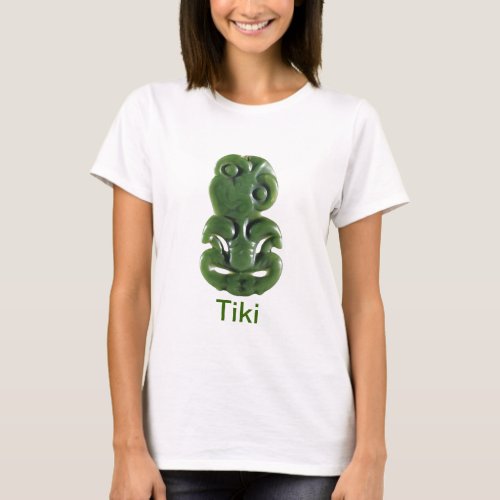 New Zealand Maori Hei Tiki Design T_Shirt