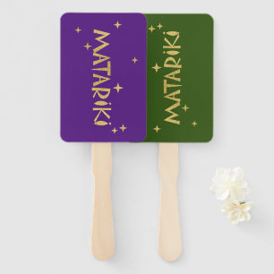 New Zealand Maori - Matariki Stars 2 Hand Fan