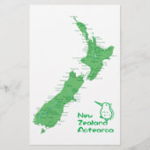 New Zealand Map (Front)