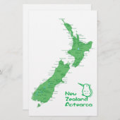 New Zealand Map (Front/Back)