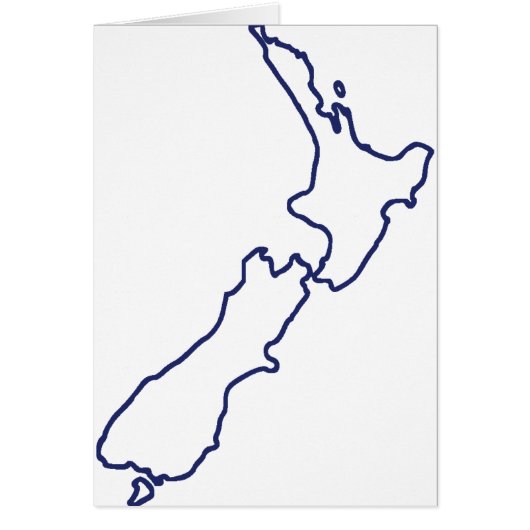 New Zealand Map Cards (Front)