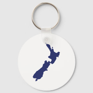 New Zealand Map Keychain