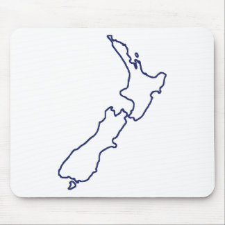 New Zealand Map Mouse Pad