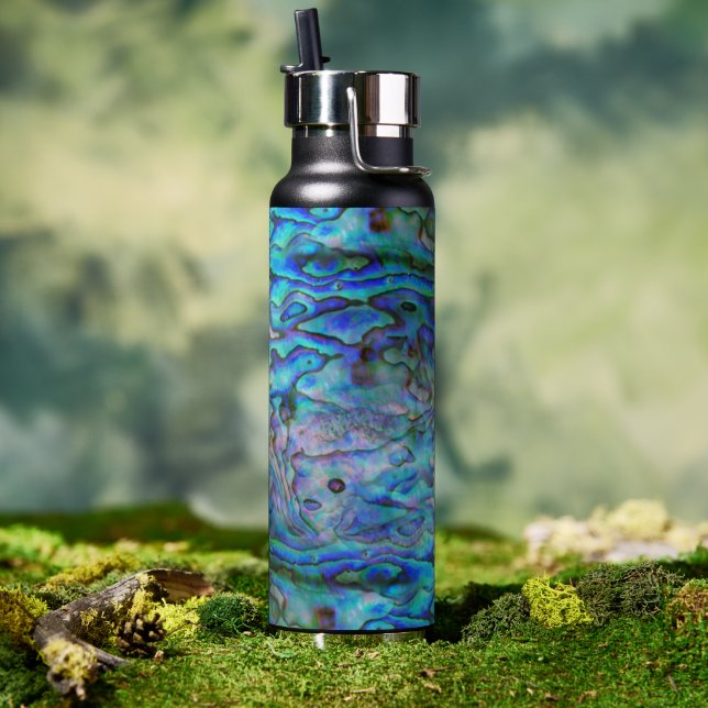 NEW ZEALAND MAP PAUA WATER BOTTLE (Outdoor)