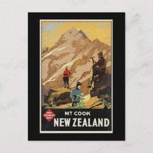 New Zealand Mount Cook Postcard