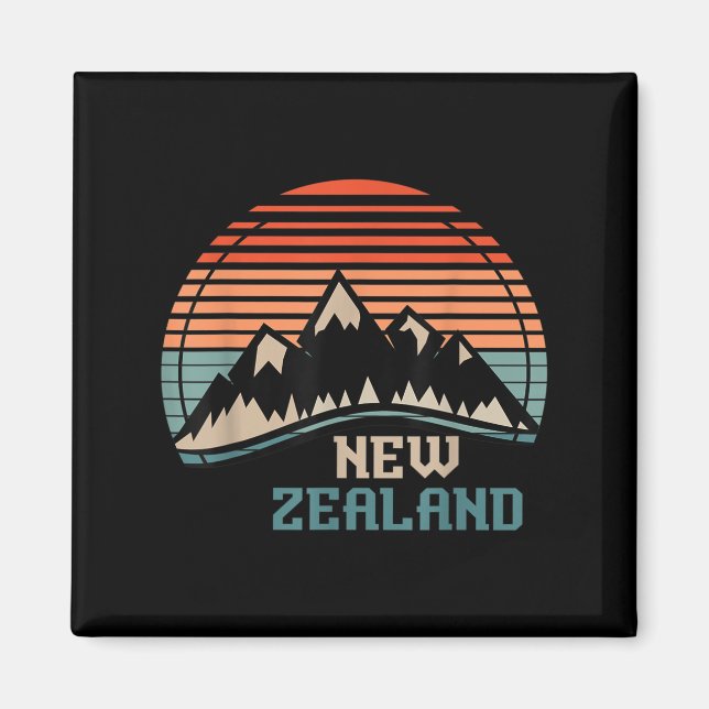 New Zealand Mountain Hiking Gift New Zealand  Magnet (Front)