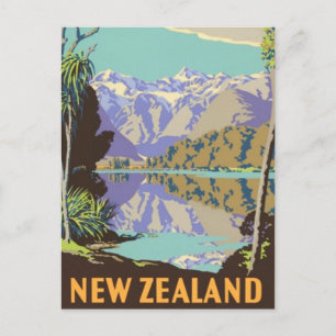 New Zealand Mountian Postcard