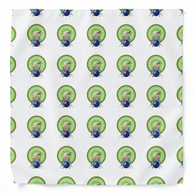 New Zealand Music Kiwi drummer Bandana (Front)