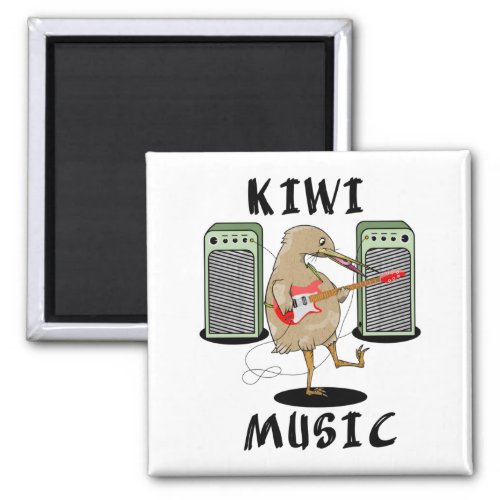 New Zealand Music Kiwi playing guitar Magnet