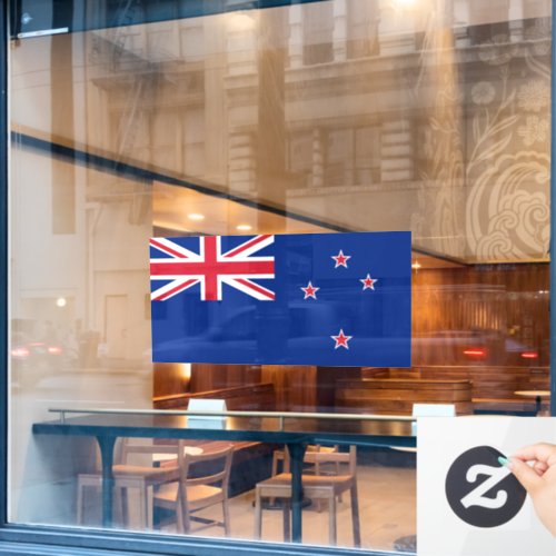 New Zealand National Flag Kiwis Oceania Window Cling