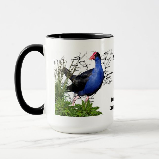 New Zealand Native Bird Coffee Mug (Left)