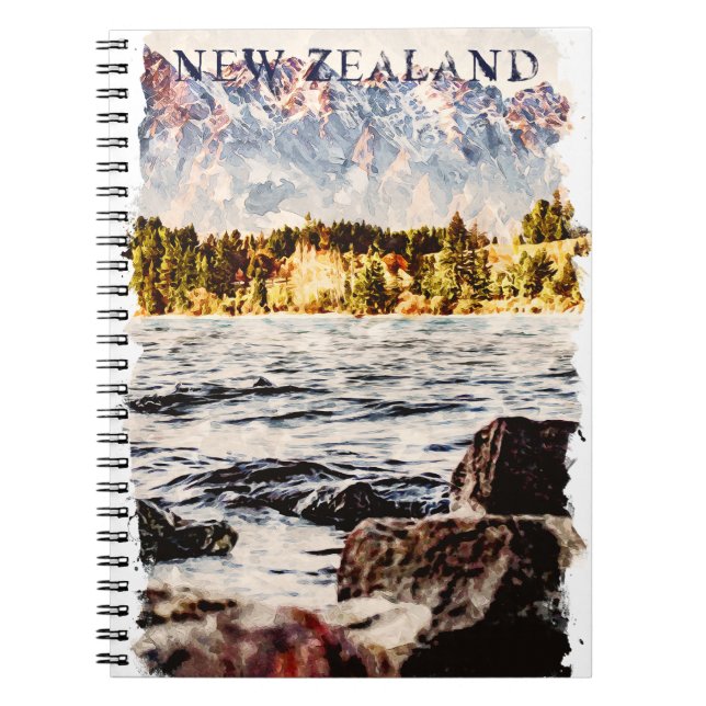 New Zealand Nature Wildlife Travel Notebook (Front)