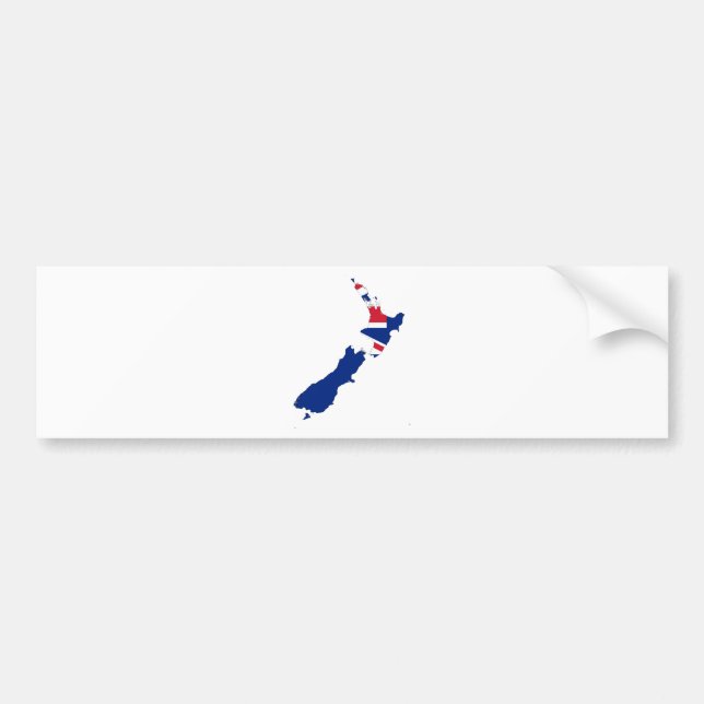 New Zealand NZ Bumper Sticker (Front)