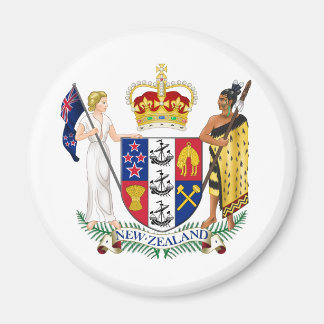 New Zealand Official Coat Of Arms Heraldry Symbol Magnet