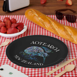 NEW ZEALAND PAUA KIWI PAPER PLATES